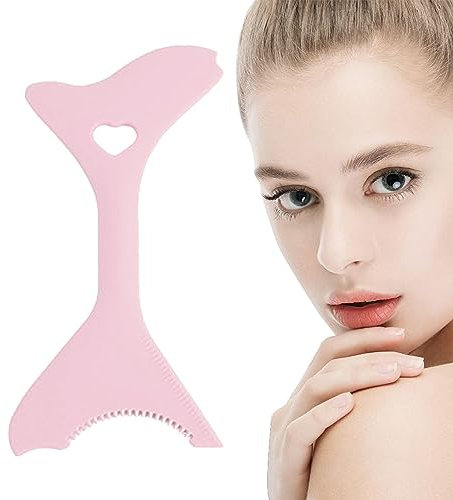 Stencil per eyeliner in silicone, portatile, multifunzione, per eyeliner, per eyeliner, ciglia, labbra, mascara Shield Holdes