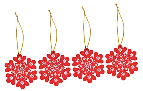EXCEART 2 Weihnachtsbaum-anhänger Weihnachtsholzausschnitte Weihnachtsbaumanhänger Zum Aufhängen Hängende Weihnachtsverzierung Aus Holz Weihnachtsholzscheibe Haushalt Hölzern Etikett
