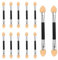 Lidschatten Pinsel, 12 Pcs Sponge Eyeshadow Brush, Schwamm Lidschatten Make Up-Tool, Double Head Eyeshadow Brush, Lidschatten Applikator Lidschattenpinsel