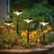 SALCAR 2 Stück Solar Gartenleuchte, Garten Solarlampen für Außen, 1200mAh Solarleuchten mit Erdspieß, Wasserdicht, Helle LED Gartenleuchten - Warmweiß