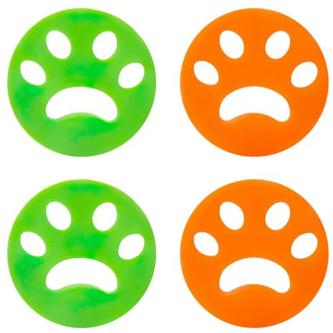 Wonvify Acchiappa Peli per Lavatrice, 4 Pezzi Riutilizzabile Lavatrice Raccogli Peli per Togli, Cattura peli Cane Animali Lavatrice, Capelli Depilatore per Biancheria da Letto, Vestiti