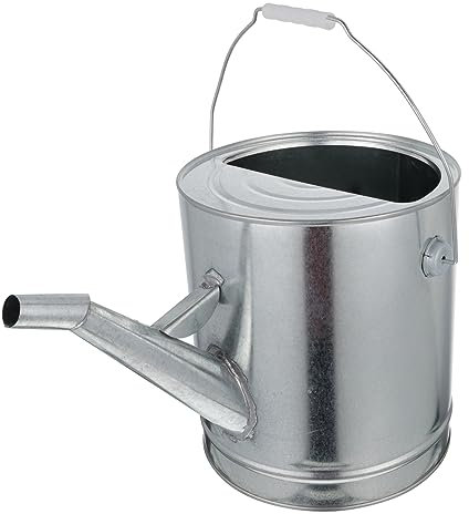iplusmile Barril De Espesado De Hierro 10l Asa Contenedor Práctico Para Almacenar Combustible Adecuado Para Doméstico y Automotriz