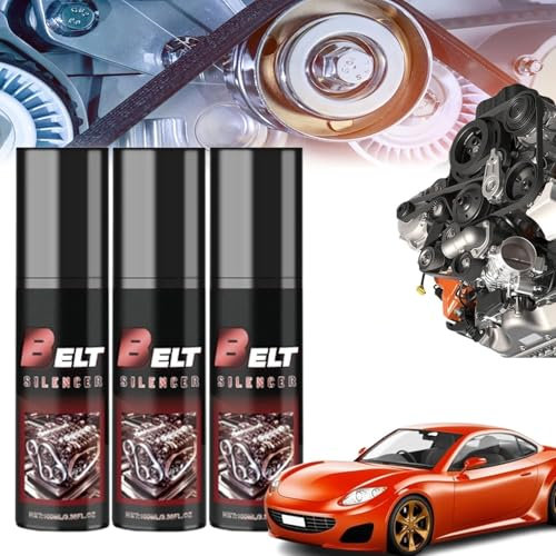 Riemenverbandspray Automobil, Schmierung & Schalldämpfer Spray für Automobil-Motorriemen, Automobil-Gurt-Verbandsspray, Autogurt Quietschspray, Motorriemen-Schalldämpferspray