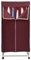 Secadora de aire caliente, secadora eléctrica portátil de 220 V, 1500 W, 30 kg, doble plegable, secadora para todas las telas con función temporizador, vino tinto