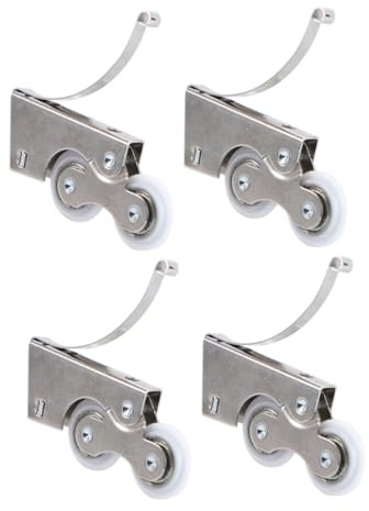 DIYEAH Roulette Porte Coulissante en Métal | 4 Sets de Roue Port Coulissante 608 | Roue pour Porte Coulissant de Placard et Armoire