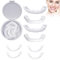 GGUFAY 2 Paires Dentier Provisoire, Facette Dentaire Cosmétique,Faux Dentier, Placages Fausses Dents Haut et Bas Temporaires,Faux Dentier Sourire Parfait, pour Hommes Femmes