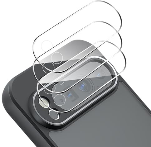 Camera Glass [3 Pack] Compatible with Google Pixel 9 pro XL, Tempered Glass Camera Lens Protector Full Coverage Protection pixel 9 pro XL camera protector