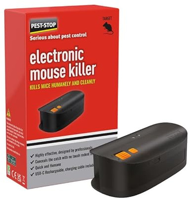 Pest-Stop Electronic Mouse Trap | Highly Effective | Mess Free | Mouse Control | Mice Trap