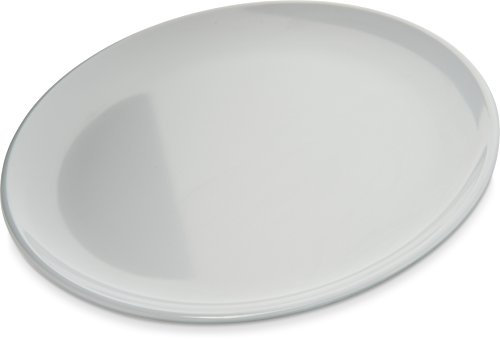 Carlisle 4380302-E Epicure Dinner Plate, 8, Melamine, White