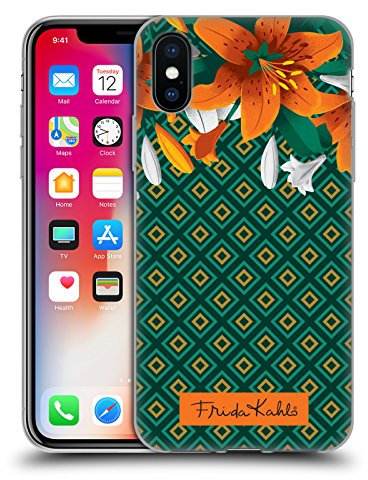 Head Case Designs Offizielle Frida Kahlo Lilien Blumen Gel Handyhülle Hülle [Militärischer Schutzgrad] Kompatibel mit Apple iPhone X/iPhone XS