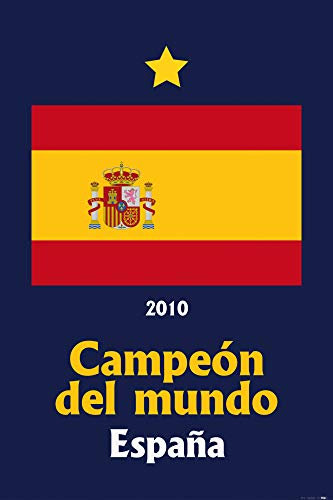 1art1 Football Poster Espagne Championne du Monde, España Campeon Del Mundo 2010 Affiche Murale 91x61 cm