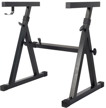 Duramex (TM Heavy Duty Z-Style Keyboard Stand with 23.6-35.4/60-90cm Adjustable Height and 23.2-40.6/59-103cm Adjustable Width