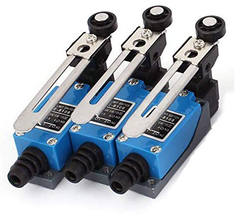 Hailege 3pcs ME-8108 Momentaner AC-Endschalter Rollenhebel CNC-Fräse Laser Plasma