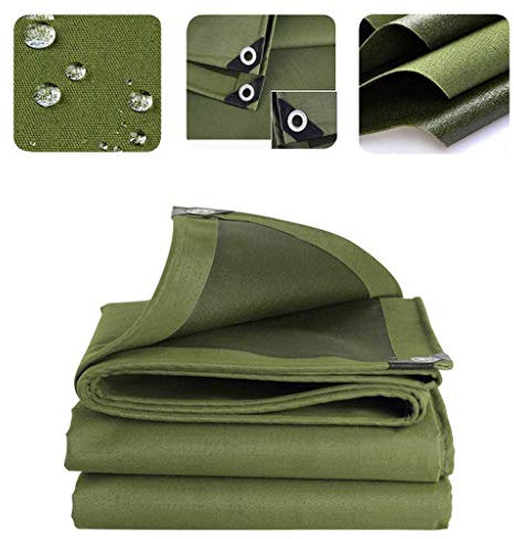 LIUXIUER Zeltplanen, Dicke Abriebfeste/Alterungsbeständige Gewebeplane 0,8 Mm Dicke Geeignet Für Objektabdeckung/Windschutzscheibe Usw (Anpassbare Größe),5X6M(16.4X19.68ft)