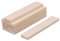 RDEXP 10 palillos cuadrados de madera de bambú lisos para decoración de manualidades, 50 mm
