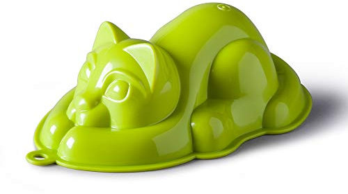 Kilo L32L Cat Jelly Mould-Lime, Plastic