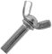 Flügelschrauben amerikansche Form M8x35 mm aus Edelstahl A2 (5 Stück) | ähnl. DIN 316 - Schmetterlingsschrauben - Schrauben von MESAROS®