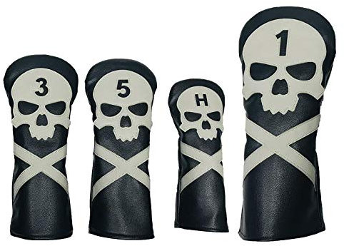 Sharplace 4Pcs Golf Club Head Cover Replacement Driver Wood Headcover
