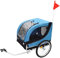 Hundeanhänger für Fahrrad - Fahrradanhänger für Hunde - Rad Hundeanhänger - Fahrrad Hundeanhänger - Hundeanhänger e-Bike - Hundefahrradanhänger Hunde - Hunde Anhänger - Transporter - blau bis 40kg