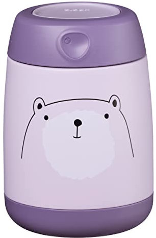 b.box Kleine Thermo-Lunchbox | Aufbewahrungsbehälter für Babys und Kinder für Snacks | doppelwandig aus Edelstahl, hält Lebensmittel bis zu 6 Stunden kalt und bis zu 4 Stunden warm | 210 ml