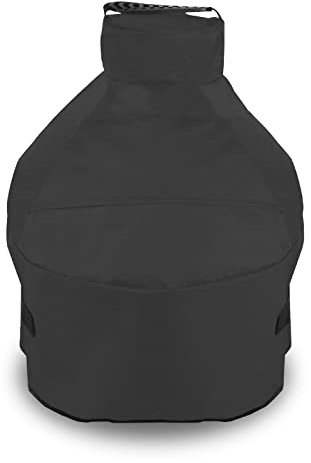 Grillabdeckung passend für Mini-Max & Mini Big Green Color Egg, grünes Ei, schwarz, wasserdicht, komplette Grillabdeckung, Smoker-Zubehör, hochwertiger Stoff, Outdoor-Grillabdeckung für große grüne