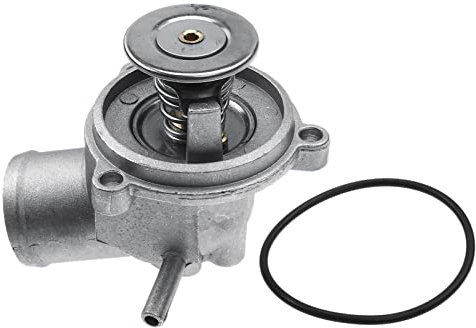 Frankberg 1x Thermostat mit Gehäuse und Dichtung Kompatibel mit 124 1986-1993 C-Klasse 1993-2001 CLK 1997-2002 E-Klasse 1993-2002 M-Klasse 1998-2005