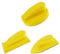 Hook and Loop Hand Sanding Block, 3 Pcs Handheld Sanding Pad Blocks, Hand Grinding Blocks, Ideal for Woodworking, Automotive Body Work - 3 Shapes