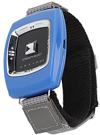 Anti Schnarch Armband, Elektrische und Tragbare Schlafhilfe, Handgelenktyp Anti-Schnarch-Gerät mit 3 Modi, Intelligente Schnarch-Uhr für Erwachsene und Ältere Menschen (Blau)