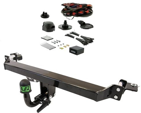 UmbraRimorchi Horizontal Abnehmbare Anhängerkupplung AHK + 7p Kompatibel Mit Opel Corsa 13149/C+OP039BL ab-09/2008