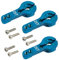 AZDelivery 3 x Aluminium 25T Servoarm Horn für HD Servo MG995 MG996R MG946 RED | RC Servo Arm RC Zubehör für die meisten RC Modellautos | Metall Servo Horn Arm mit Ersatz-Schraube