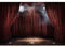 YongFoto 3,5x2,5m Vinyl Bühne Foto Hintergrund Brauner Vorhang Holzboden Rauchig Scheinwerfer Magische Theaterbühne zum Party Veranstaltung Fotografie Video Hintergrund Studio Requisiten Tapete