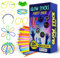 EL FUTBOLIN | Pulseras Luminosas Fluorescentes | 100 Barras Luminosas + 100 Conectores | Regalo Fiesta de Cumpleaños | Barras Luminosas Flourescentes | Neon (PARTY PACK)