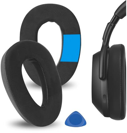 Geekria Cuscinetti auricolari di ricambio in gel per cuffie Sennheiser PXC 550, PXC 550-II Wireless, MB 660, parti di riparazione (nero)