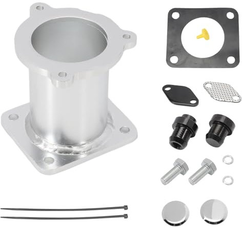 Konuooer EGR & Cooler Delete Ventil-Set für E87 E90 E92 E93 E60, EGR Set mit Schlauchverstellung, Ersatz für 320d 325d 330d 525d 530d 520i X3 X6 X5