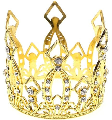 Bemvp Krone Kuchen Topper Vintage Tiara Kuchen Ornamente Krone Kuchen Dekorationen Für Hochzeit Geburtstag Baby Dusche Königin Prinzessin Kuchen Foto Party