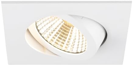 SLV NEW TRIA 68, Deckeneinbauring, L: 8.2 B: 8.2 H: 2.6 cm, IP 20, weiß