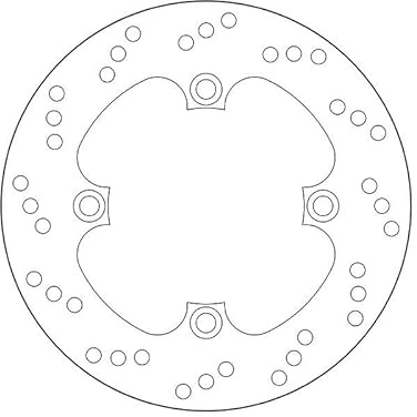 BREMBO Bremsscheibe 68B40749 hinten 105mm 220mm