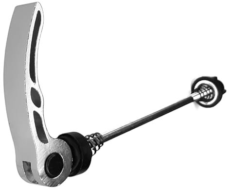cyclingcolors Fahrrad Schnellspanner Fahrrad Vorder 100mm Schnellspanner Quick Release Achsen Bicycle Quick Release MTB Rennrad, silber