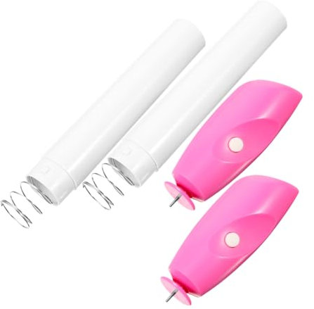 NUOBESTY 2St Quilling-Zubehör aus Papier Quilling-Werkzeug Elektrischer Papierquilling-Stift Papierbastelwerkzeug Quilling-Kits aus Papier DIY-Quilling-Sets Quilten Suite