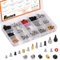 Rustark 450 Stück PC Schrauben Sortiment Set Computer Schrauben Standoffs Set SSD Schraubenset Motherboard Schrauben Set Computer Screws für die Reparatur und Montage von PCs, Laptops und Komponenten
