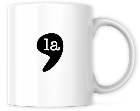 Comma La Kamala Harris AAMG0596 Tasse mit Kamala Harris 2024 Race President USA, 325 ml, tolles Geschenk für Feiertage, Geburtstag, Weihnachten, Premium-Keramiksublimations-Tasse, bedruckt in den USA