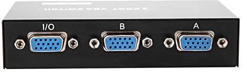 lvifloae 2 in 1 out VGA Switch Splitter Data Synchronization VGA Monitor Switch VGA Splitter for 2 PCs sharing 1 monitor and 3 USB devices keyboard mouse printer scanner speakers
