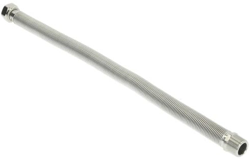 Edelstahlwellrohr Flexrohr flexibel ausziehbar 3/4 IG | 3/4 AG mit Dichtung 75-130mm, 110-210mm, 200-410mm, 260-520mm. 500-1000mm (500-1000 mm)