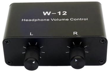NJTHNTJR Sound Controller Headphone Volume Control 3.5mm + 6.35mm Stereo Volume Controller Adjustment for Left and Right Channels