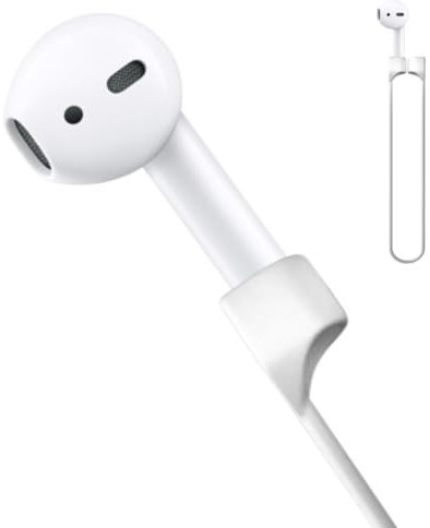 Einzelner Ersatz-Ohrhörer R A2032 nur für AirPods 2 Generation, einzelner Ersatz-Ohrhörer für AirPods 2 Gen rechtes Modell A2032, mit kostenlosem Umhängeband