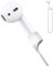 Einzelner Ersatz-Ohrhörer R A2032 nur für AirPods 2 Generation, einzelner Ersatz-Ohrhörer für AirPods 2 Gen rechtes Modell A2032, mit kostenlosem Umhängeband