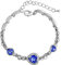 Couawaticy Armband mit heilenden Kristallen, geschichtete natürliche Edelsteine, Perlen, elastischer Stein, Armreif, Geschenke, 925, modisch, Geburtstagsgeschenk, verstellbare Freundschaftsarmbänder,