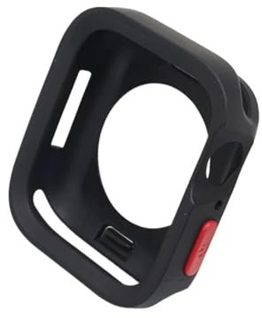 EAMOM Funda de TPU para Apple Watch Series Ultra 49 mm 9 8 7 41 mm 45 mm, carcasa con marco de parachoques para iWatch 6 5 SE 4 40 44 mm(Matte Black,45mm)