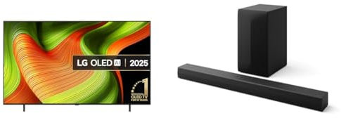 LG OLED65B56LA 65-Inch OLED AI 4K UHD Smart TV bundle US60T Bluetooth Soundbar 3.1 channel, 340W