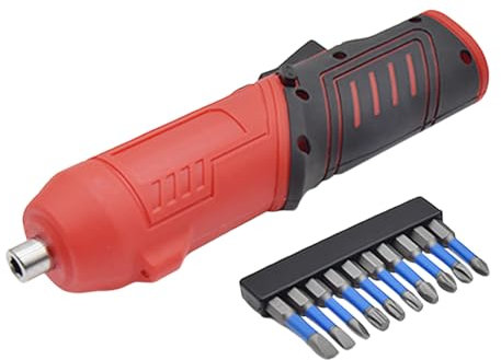 Trapano elettrico senza fili, set di trapano senza fili, strumento manuale portatile ricaricabile, manico a doppia posizione, cacciavite compatto per riparazioni domestiche
